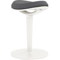 HOMCOM Sitzhocker ergonomischer Bürohocker, 56,5-71,5 cm höhenverstellbar, Grau