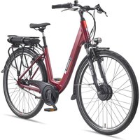 Telefunken City E-Bike RC845 Multitalent mit 7-Gang Shimano Nabenschaltung, Weinrot
