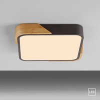 JUST LIGHT JUST LIGHT. LED Deckenleuchte BILA, 1xLED-Board/24W, 3000K, Ø32cm, Schwarz