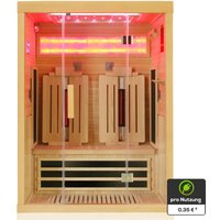 Dewello Infrarotkabine SALTCOATS 135x105 cm, 4 Vollspektrumstrahler, 2 Personen