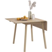 HOMCOM Esstisch klappbar, Küchentisch für 2-4 Personen, Klapptisch Holz Natur