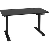 Vinsetto Höhenverstellbarer Schreibtisch 140 x 70cm Computertisch, Schwarz