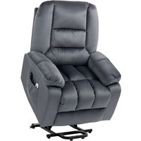 HOMCOM Fernsehsessel mit Aufstehhilfe Elektrisch Relaxsessel mit Massagefunktion