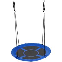 Outsunny Nestschaukel Ø110cm Hängeschaukel bis 100 kg verstellbar Kinderschaukel