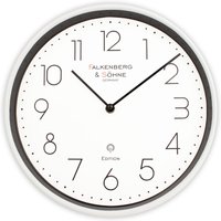 digi-tech GmbH Design Funkwanduhr 30 cm lautlos Japanisches Quarzuhwerk Mineral Glas 4-MV2622-1