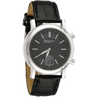 digi-tech GmbH Miraval Funk-Armbanduhr mit Lederarmband Funkuhr 42 mm Leder 20 mm Funksignal