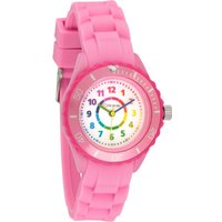 digi-tech GmbH Miraval Kinderarmbanduhr mit Silikonarmband 34 mm Quarzuhrwerk Quarzuhr Lernziffernblatt Kinderuhr