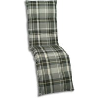 GO-DE Textil Relaxauflage Karo grau