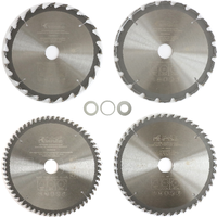 Walter Werkzeuge HW-Sägeblattset 4tlg. Ø210 mm