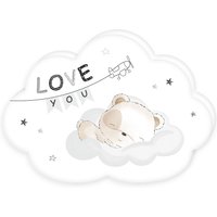 Herding Sleeping little bear Konturenkissen Größe 36x25,5 cm