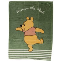 COFI 1453 Winnie Pu der Bär Korallen Babydecke Weiche Fleecedecke für Babys 100 x 75 cm