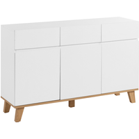 Better Home Sideboard mit Melaminbeschichtung, ca. 135 x 39,5 x 85 cm – Weiß