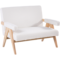Better Home 2-Sitzer Sofa mit Armlehne, ca. 111 x 82,5 x 84,5 cm - Weiß