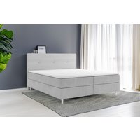 Möbel Punkt Boxspringbett RIO mit Bettkasten, ca. 180 x 200 cm - Schwarz