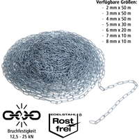 Tech-Craft Metallkette aus Carbonstahl