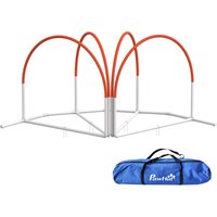 PawHut PawHut Hunde Agility Set, 4er-Set Hundetraining mit Slalomstangen, Tragetasche
