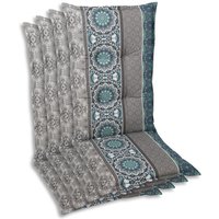 GO-DE Textil Sessel-Auflage 4er Set