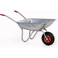 Hardin 1fachgut Schubkarre, ca. 100 kg Tragkraft, ca. 60 x 60 x 130 cm - Silber