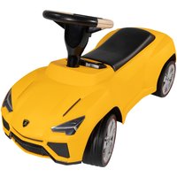 Lemodo Rutschauto Lamborghini Urus gelb, Rutschfahrzeug ab 1 Jahr, Kinderfahrzeug mit Kipptschutz