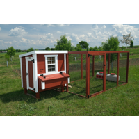 EZ Chicken Home Hühnerauslauf Mitte EZ Chicken Home 5,84m² Rot, hergestellt in EU
