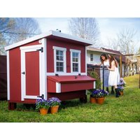 EZ Chicken Home Großer Hühnerstall EZ Chicken Home 2,85m² Rot hergestellt in EU