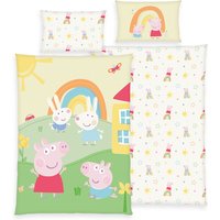 Herding Peppa Pig Bettwäsche "Made in Green" Größe 40x60 + 100x135 cm