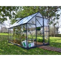Canopia Gewächshaus Hybrid 6X10 Alu Grau 185x306cm