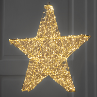 I-GLOW LED-Weihnachtsstern, ca. 50 x 50 x 7 cm