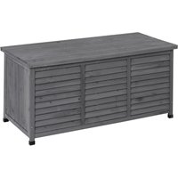Hardin 1fachgut Outdoor Aufbewahrungsbox, Grau, ca. 130 x 64 x 60 cm