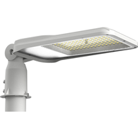 LUXULA LED Straßenleuchte, grau, 50 W, 6000 lm, 4000 K (neutralweiß), IP65, Wand- und Mastmontage