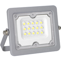 LUXULA LED-Fluter, 10 W, 4000 K (neutralweiß), 900 lm, grau, IP65