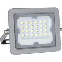 LUXULA LED-Fluter, 20 W, 4000 K (neutralweiß), 1800 lm, grau, IP65