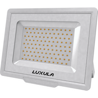 LUXULA LED-Fluter, 100 W, 3000 K (warmweiß), 10000 lm, weiß, IP65