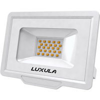 LUXULA LED-Fluter, 20 W, 3000 K (warmweiß), 2000 lm, weiß, IP65