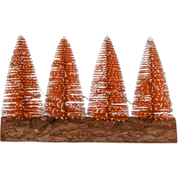 I-GLOW LED-Tannenbaum 3er/4er - herbstliches Orange