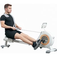 SPORTNOW Rudergerät für Zuhause Magnetisch Rudergerät mit 16 Widerstandsstufen bis 150kg