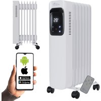 TroniTechnik Ölradiator TT-OR 307 Weiß – WiFi, LCD, 7 Rippen
