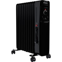 TroniTechnik Ölradiator TT-OR 211 Schwarz – 11 Rippen, 3 Heizstufen, Thermostat