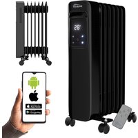 TroniTechnik Ölradiator TT-OR 307 Schwarz – 7 Rippen, 3 Heizstufen, WiFi, Überhitzungsschutz