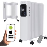 TroniTechnik Ölradiator TT-OR 311 Weiß – 11 Rippen, WiFi, Timer, Überhitzungsschutz