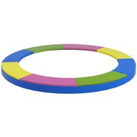 SPORTNOW Trampolin Randabdeckung Ø305 cm Trampolin Randschutz mit UV Schutz Bunt
