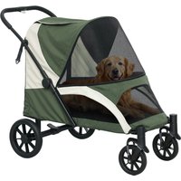 PawHut Hundewagen Hundebuggy klappbar für große Hunde & Katzen bis 30 kg Katzenbuggy