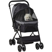 PawHut Hundebuggy Hundewagen Buggy für kleine Hunde und Katzen Pet Stroller Oxford