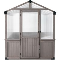 Hardin 1fachgut Holzgewächshaus, ca. 190 x 366 x 215 cm
