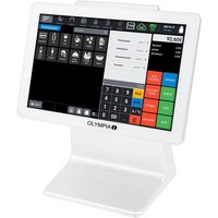Olympia Registrierkasse OLYMPIA TS10 inkl. Scanner, weiss, TSE Lizenz optional