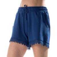 ELLENOR Shorty mit Häkelspitze