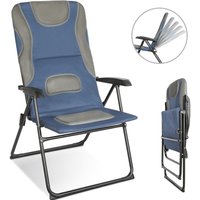 Homecall HOMECALL Gartenstuhl Hochlehner Campingstuhl Klappstühle, 5-Fach Verstellbar, 3D-Mesh, bis 150KG