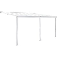 Better Home Terrassendach/Veranda aus Aluminium, ca. 495 x 303 x 258 cm - Weiß