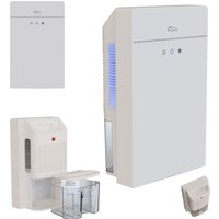 TroniTechnik Luftentfeuchter Mini Raumentfeuchter elektrisch, für Wohnräume 600ml/24h, Glasfront