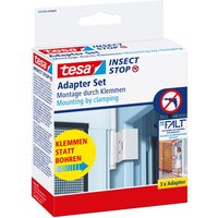 tesa Fliegengitter Adapter für FALT Tür weiss